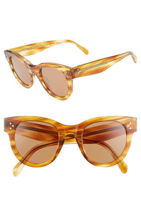 celine 48mm cat eye sunglasses|celine cat eye sunglasses sale.